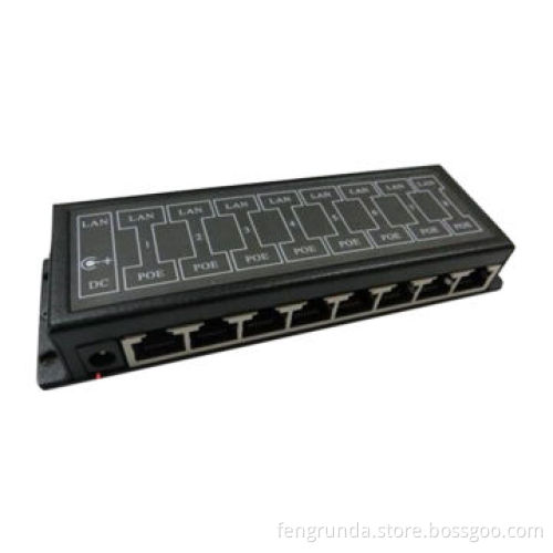 30/60W Single-port POE Injector with CE, FCC and RoHS Approvals
